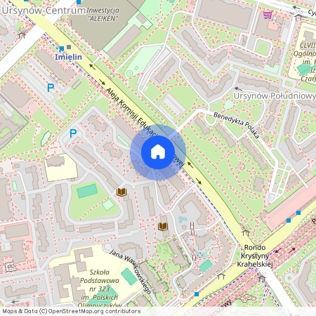 mazowieckie, Warszawa, Ursynów, Aleja, Komisji, Edukacji, Narodowej