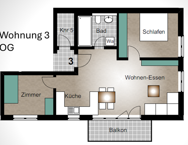5 Whg - NEUBAU/Erstbezug in Rheinstetten Mörsch - 2 oder 3 Zimmer - Photo 1