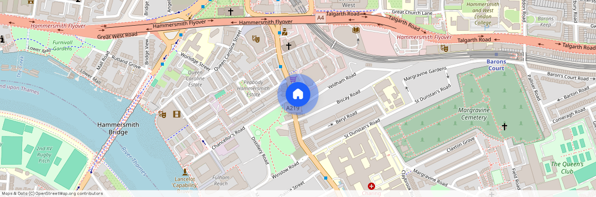 Fulham Palace Road, London