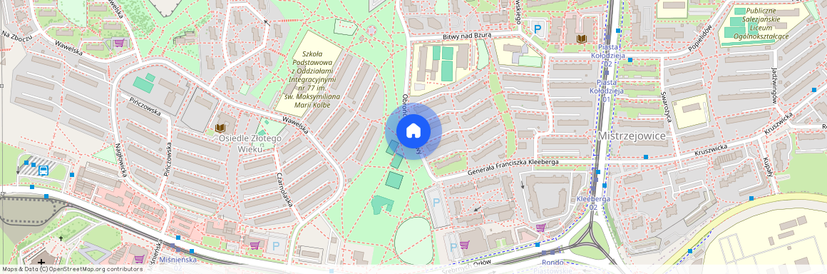 ul. Obrońców Warszawy, Mistrzejowice, Mistrzejowice, Kraków, małopolskie