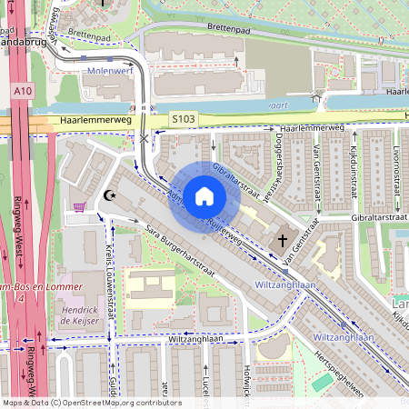 Admiraal De Ruijterweg 434-1, Gibraltarbuurt, 1055NE, Amsterdam