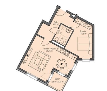 2-Zimmerneubauwohnung - Foto 1