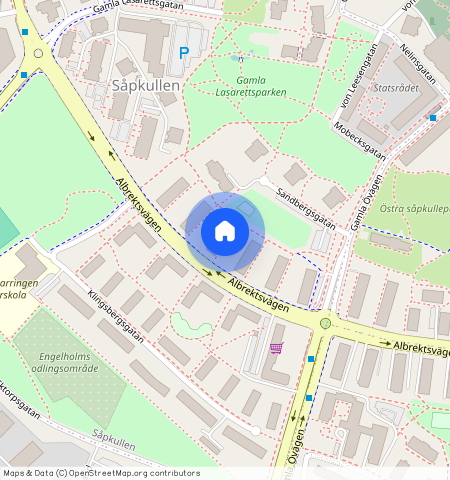 Albrektsvägen 128 B, Såpkullen