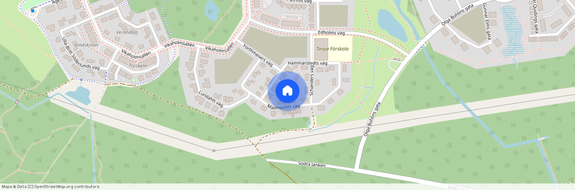 Vikaholm, Växjö, Kronoberg, Malmqvists Väg 13 C