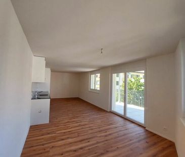 Stilvolle 2.5-Zimmer-Neubauwohnung mit 60 m² und sonnigem Balkon - Foto 1