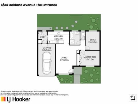 2 Bedroom with Single Lock-up Garage & Private Courtyard - Photo 3