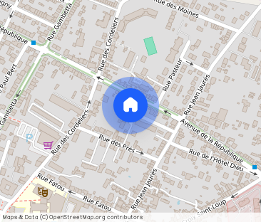 F2 de 42,38m² - Centre ville de Meaux - Photo 1