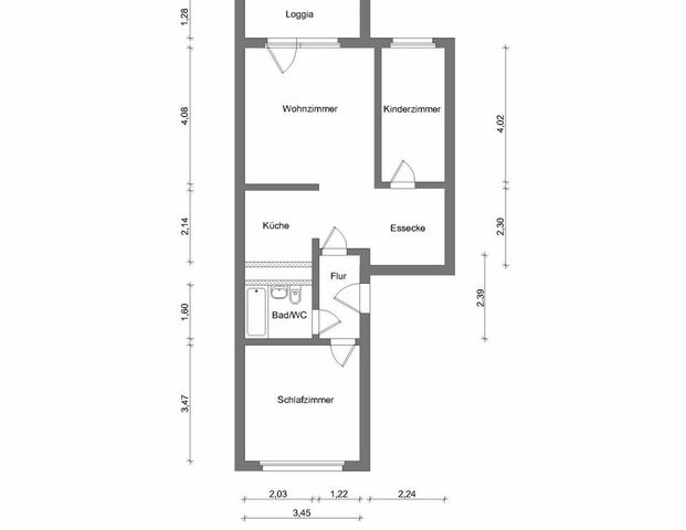 3-Raum Wohnung in ruhiger Lage - Photo 1