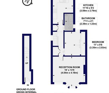 1 bedroom maisonette to rent - Photo 3