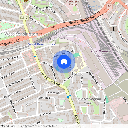 Gibbs Green, West Kensington, London