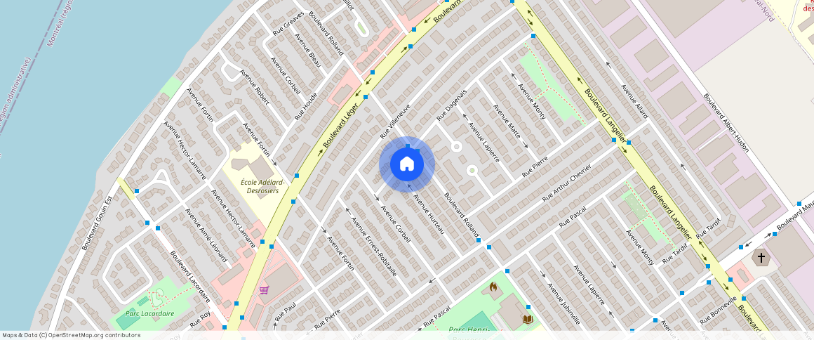 ** Avenue Hurteau, Montréal-Nord, Montréal-Nord, Ile de Montréal, H1G 3W1