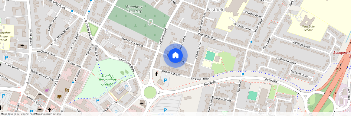 Whalley Street, Peterborough, Cambridgeshire, PE1