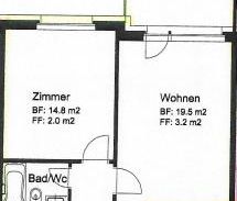 2.5-ZWG im 4.OG, in 5621 Zufikon zu vermieten - Photo 2