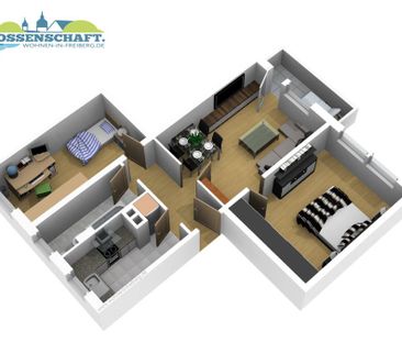 Endlich ankommen! Bezugsfertige 3RW mit Balkon! - Foto 1