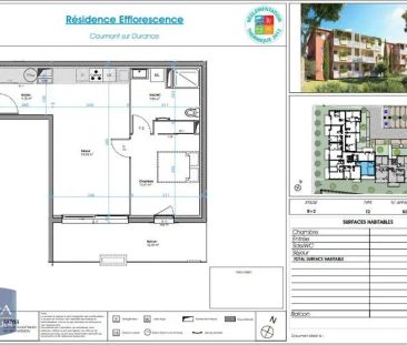 Appartement à louer 2 pièces 47.86m² - Photo 5