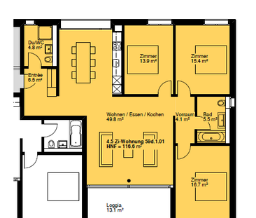 Ihr neues Zuhause in Winterthur - schöne 4.5-Zimmerwohnung im EG - Photo 4