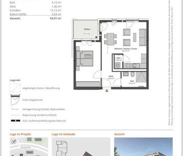 Moderne 2-Zimmer Wohnung in Schönefeld mit Balkon (barrierefrei) - Photo 1