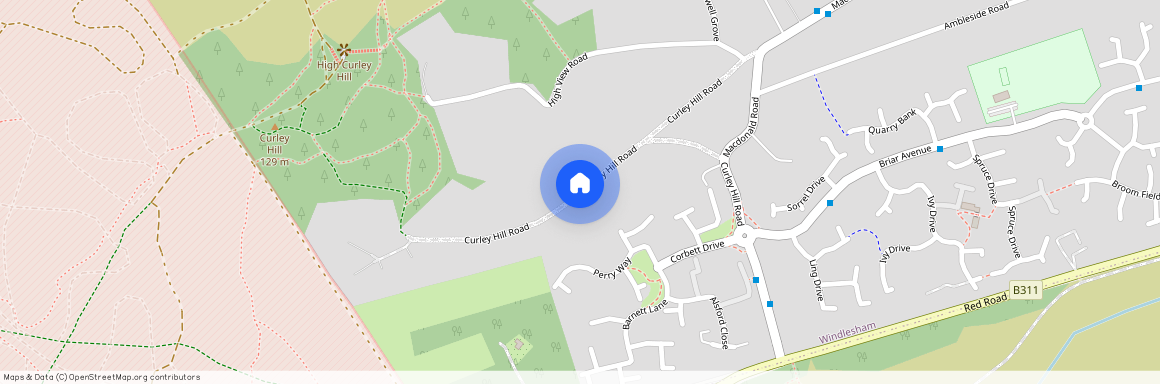 Curley Hill Road, Lightwater, Surrey, GU18