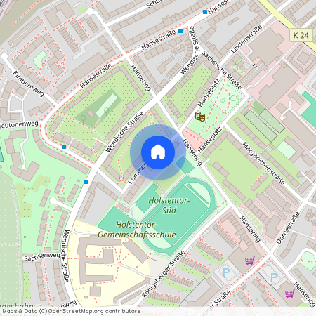 Pommersche Str. 15 (13-17), 23558, Lübeck Ot Sankt Lorenz Süd