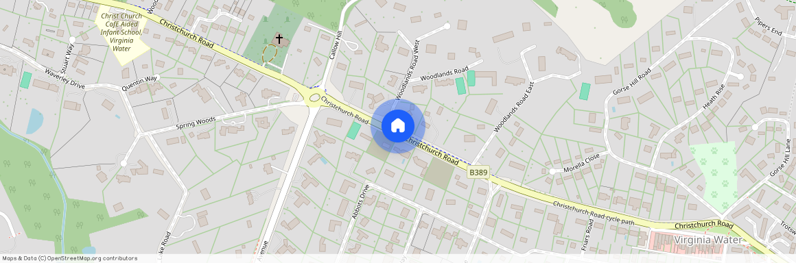 Christchurch Road, Virginia Water, Surrey, GU25