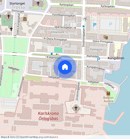 Trossö/centrum, Karlskrona, Blekinge, Vallgatan 20B