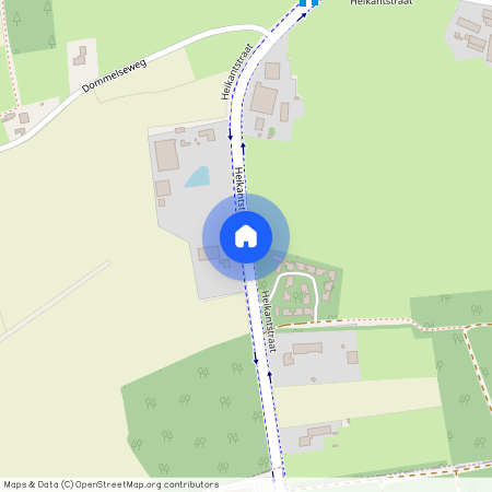 Verspreide huizen, 5581 VB, Heikantstraat, Waalre