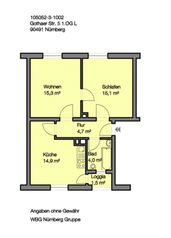 Gemütliche 2 Zimmerwohnung mit modernem Bad - Foto 4