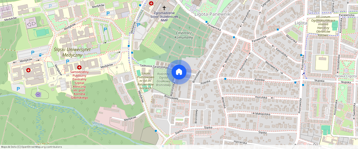 Katowice Ligota, Bronisławy