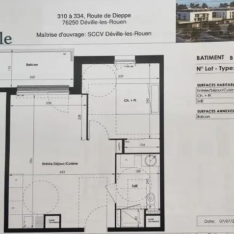 Appartement à louer 2 pièces 41.58m² - Photo 2