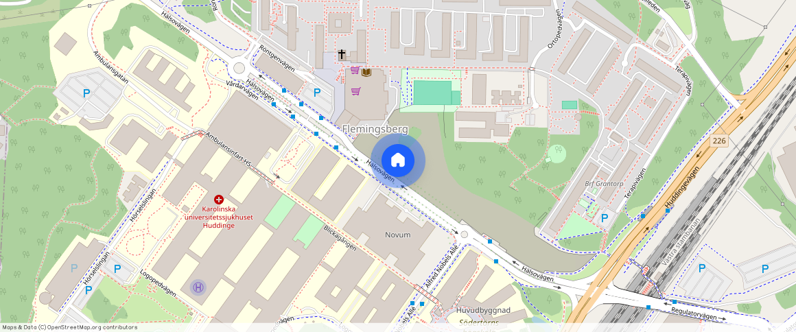 Flemingsberg, Huddinge, Stockholm, Hälsovägen 16B