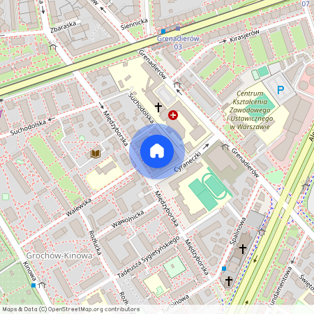 ul. Suchodolska, Grochów, Praga-Południe, Warszawa, mazowieckie