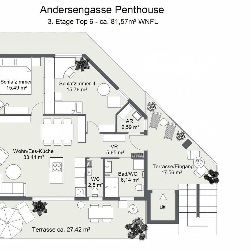 Wohnung - Miete in 8041 Graz - Foto 1