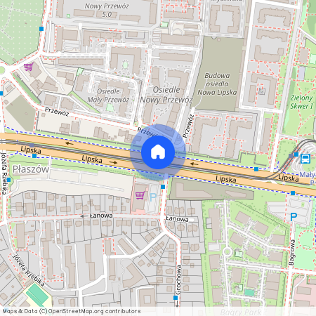 ul. Lipska, Płaszów, Podgórze, Kraków, małopolskie