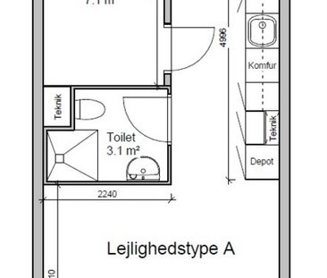 2-værelses studiebolig - Photo 6