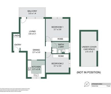 Sunny Spacious Apartment In Leafy Locale - Photo 2