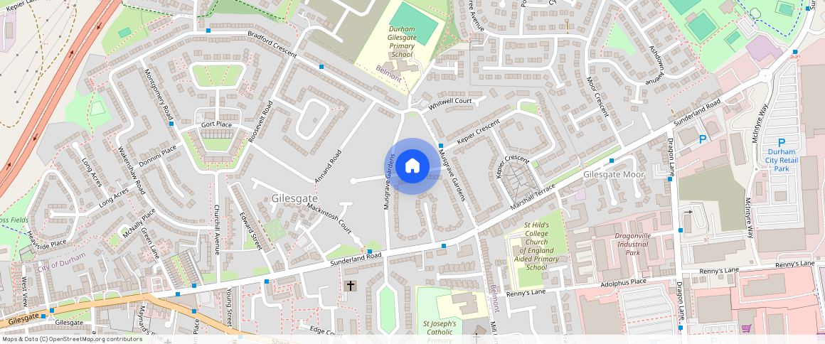 Musgrave Gardens, Durham, DH1