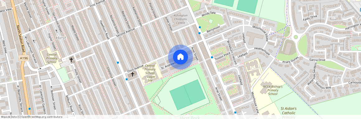 Third Avenue, Ashington, Ashington, Northumberland, NE63 9DS