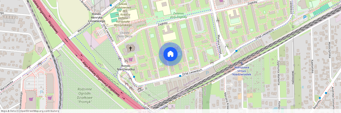 ul. Orląt Lwowskich, Niedźwiadek, Ursus, Warszawa, mazowieckie