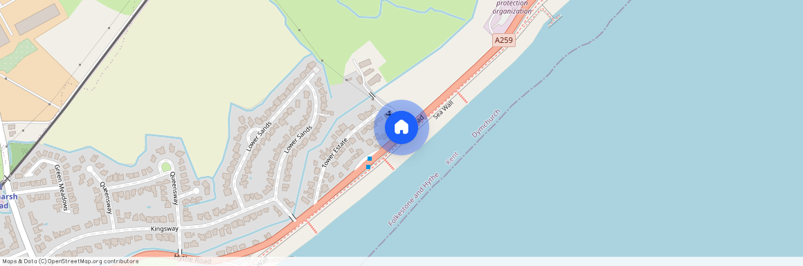 Hythe Road, Dymchurch, Romney Marsh, Kent, TN29