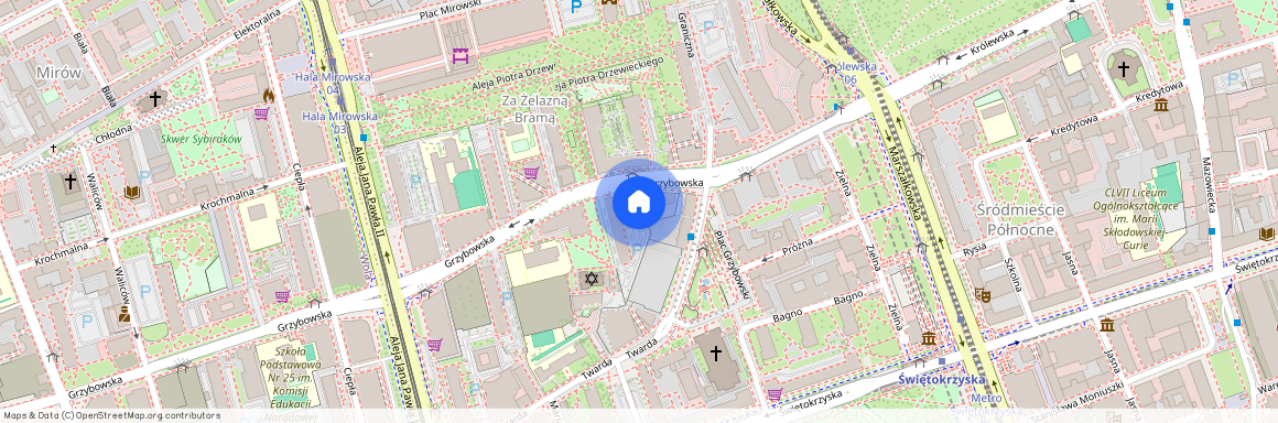 ul. Grzybowska, Śródmieście Północne, Śródmieście, Warszawa, mazowieckie