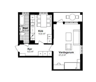 Björksäter 6 E - Foto 1