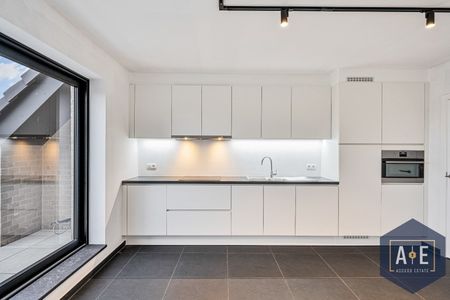 HERZELE - Nieuw duplex-appartement op de 2e verdieping met terras, buitenberging en carport te huur! - Foto 4