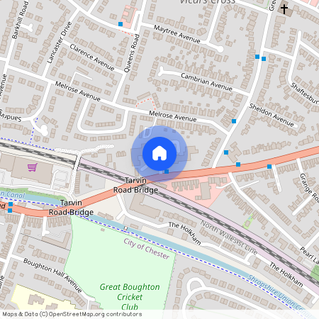 Vicars Cross Rd, Vicars Cross, Chester, CH3