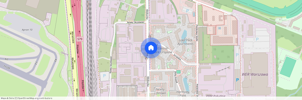 ul. Kłobucka 8a, Wyczółki, Ursynów, Warszawa, mazowieckie