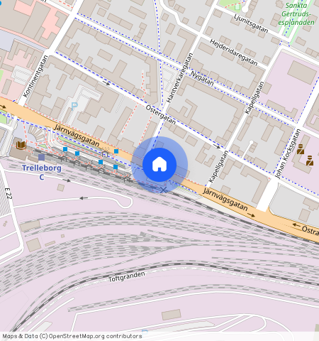 Järnvägsgatan, Trelleborg