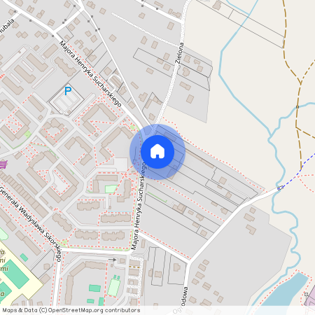 ul. Majora Sucharskiego, Myszków, myszkowski, śląskie