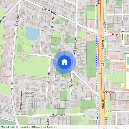 Warszawski, Warszawa, Ursynów, Pyry, Głuszca