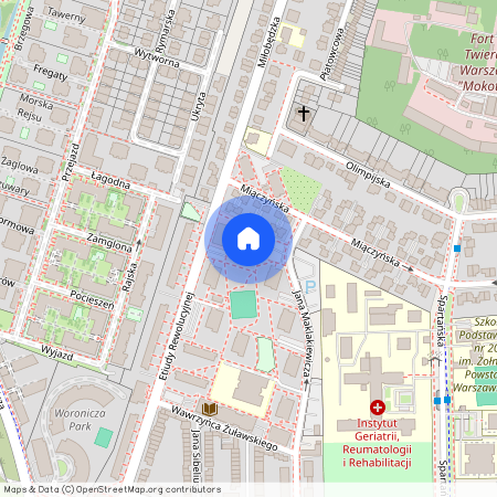 ul. Jana Maklakiewicza, Wyględów, Mokotów, Warszawa, mazowieckie