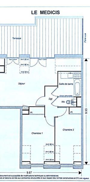 Location Appartement 3 pièces 65m² MONTFERMEIL 93370 - Photo 2