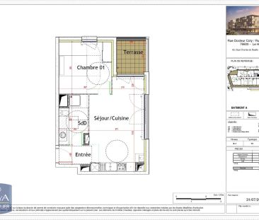 Appartement à louer 2 pièces 42.37m² - Photo 2
